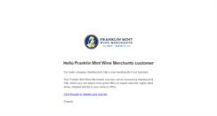 Desktop Screenshot of franklinmintwine.com